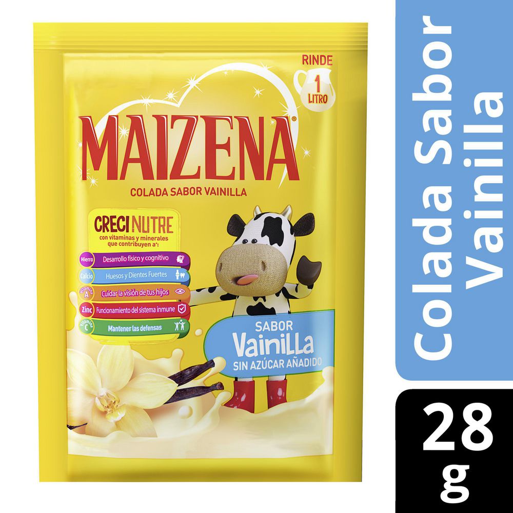 Colada MAIZENA sabor vainilla (28  gr)