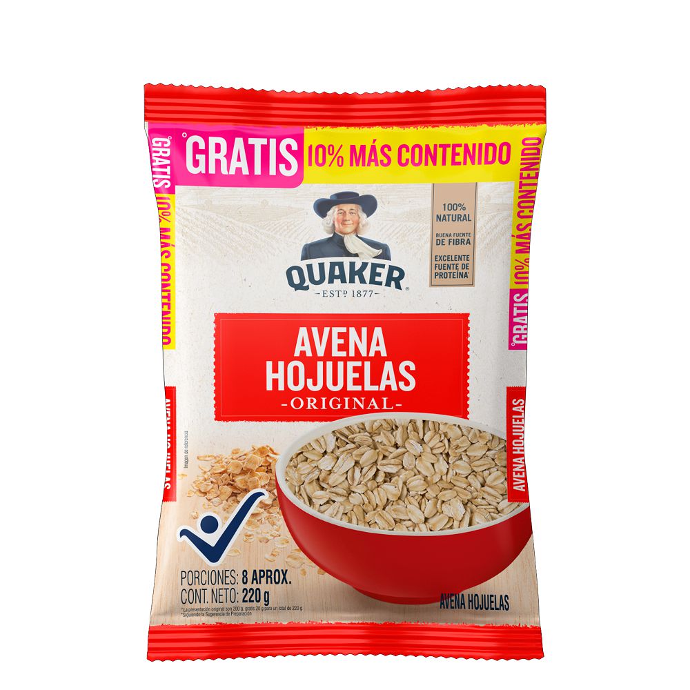 Avena Quaker Hojuela Extracont QUAKER 198  gr