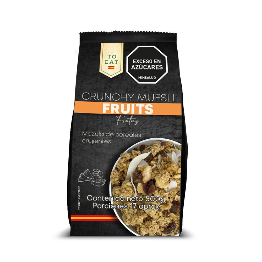 Cereal TO EAT MARCA EXCLUSIVA musli frutas (500  gr) img #1
