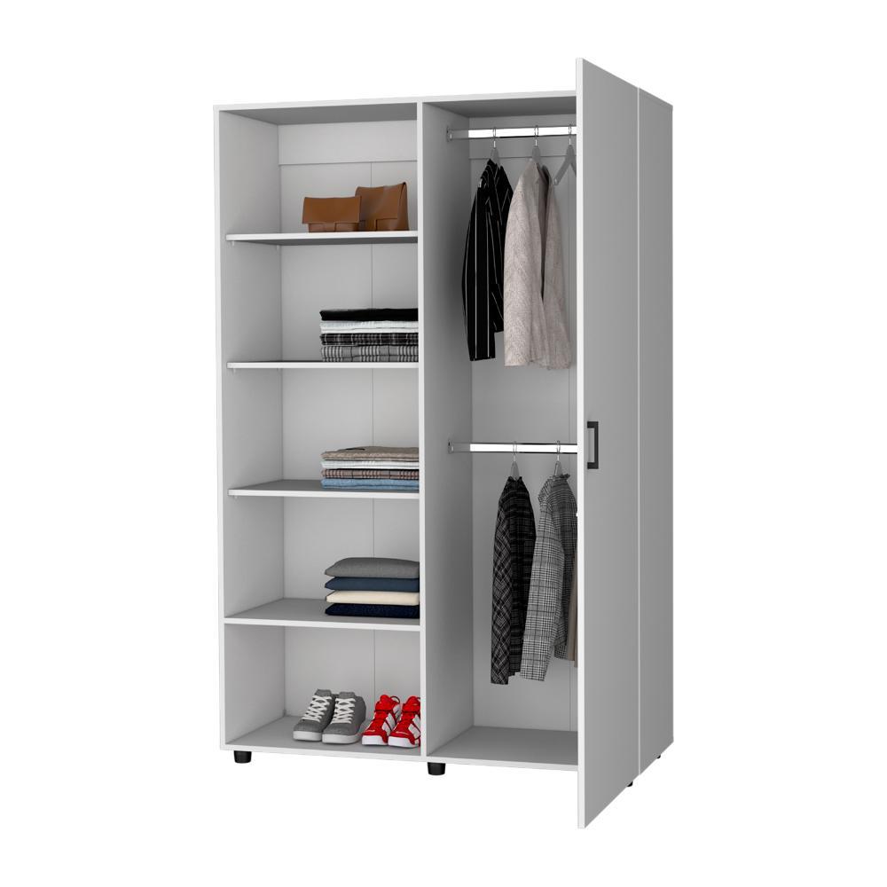 Closet Eco, Blanco, Pequeño Con Amplios Espacios