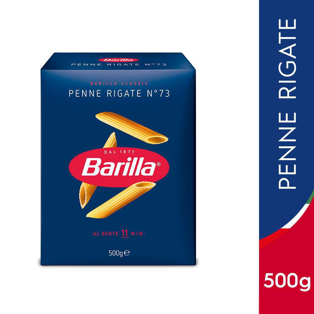 Pastas BARILLA MARCA EXCLUSIVA penne rigate n°73 (500  gr)