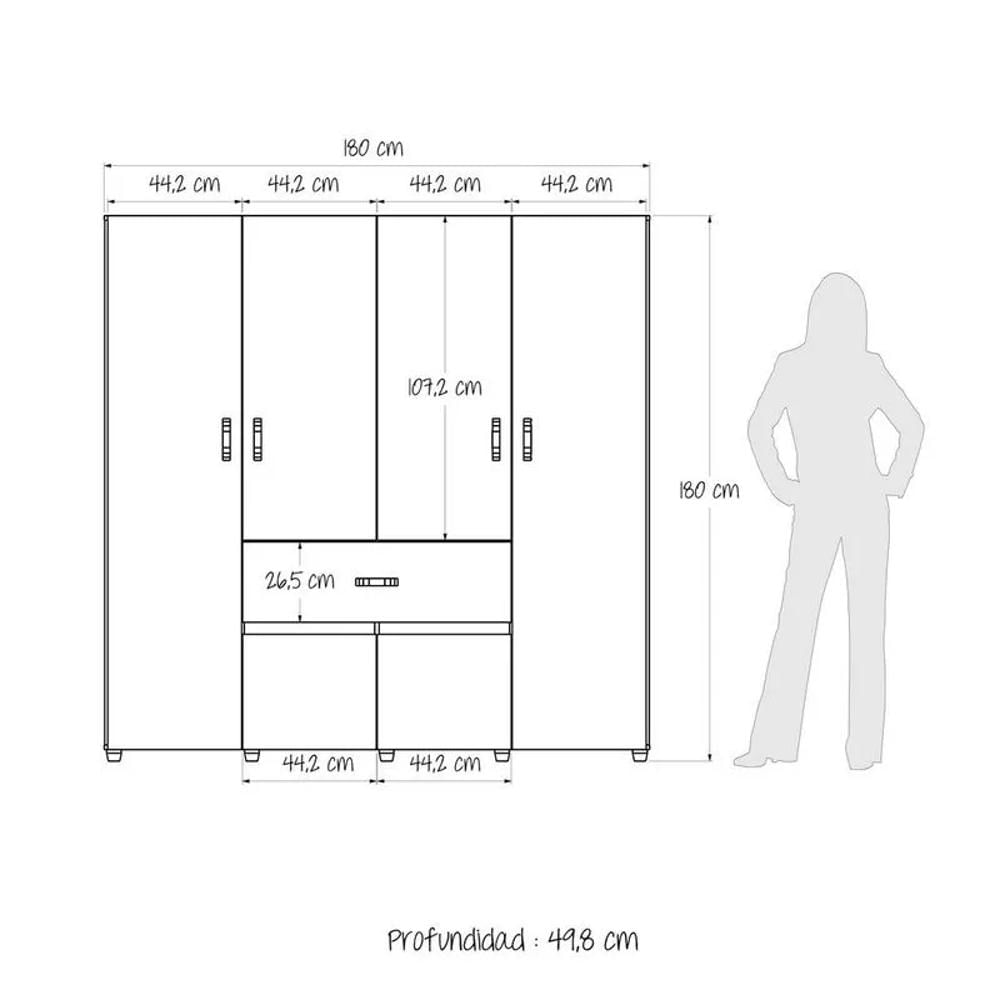 Closet/Armario Bonn 180Cm img #5