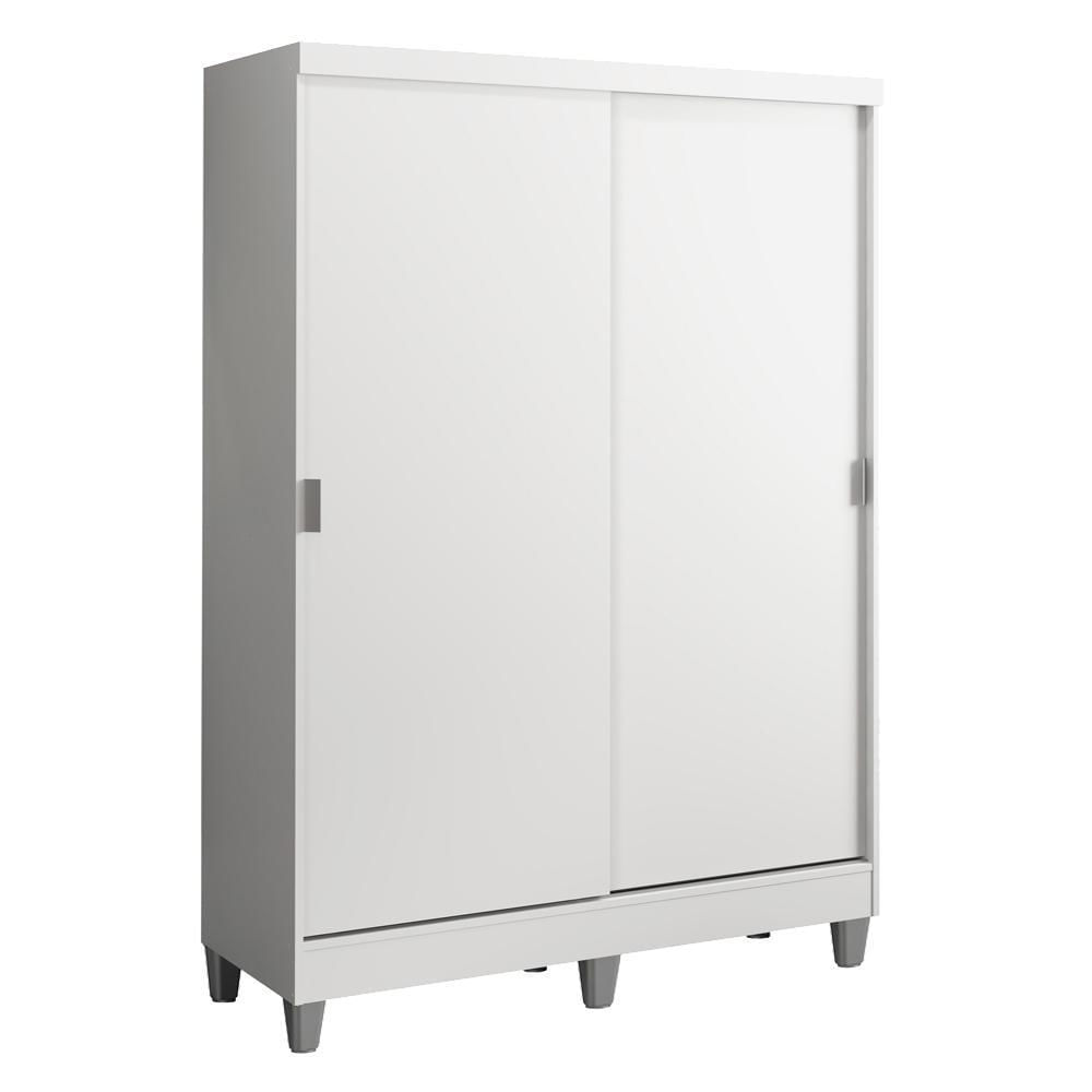 Closet Luke Con Patas 2 Puertas Corredizas Blanco