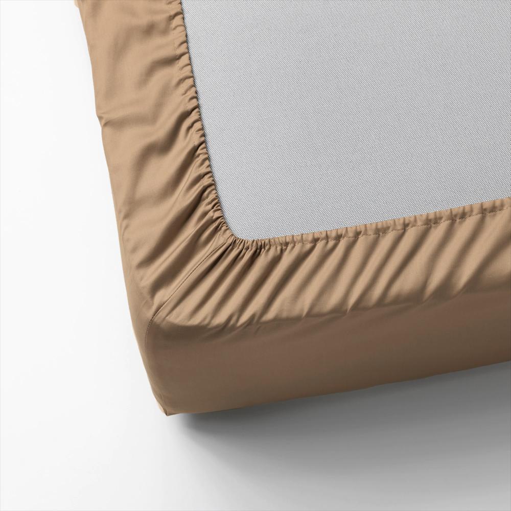 Protector De Colchón Antifluidos Cama Doble Beige 40 Cms img #1