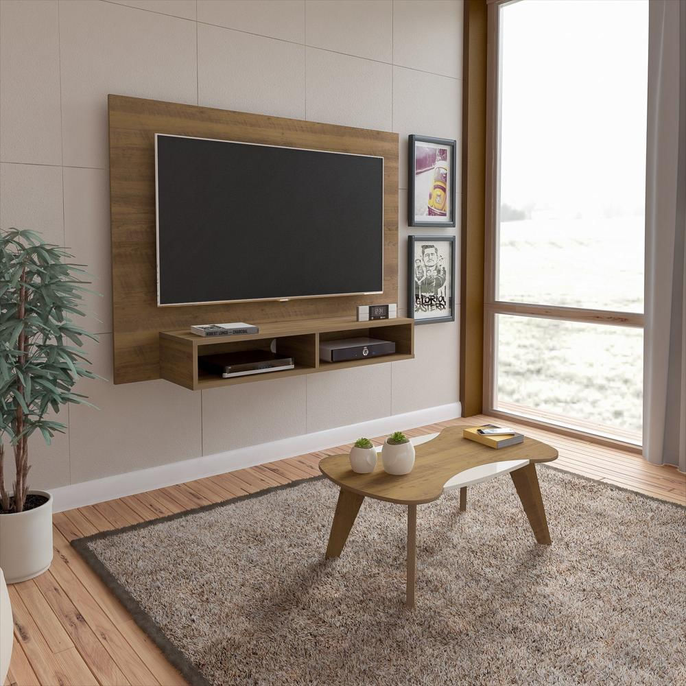 Combo Panel Para Tv De 42 Pulgadas Y Mesa De Centro De Mdf img #1