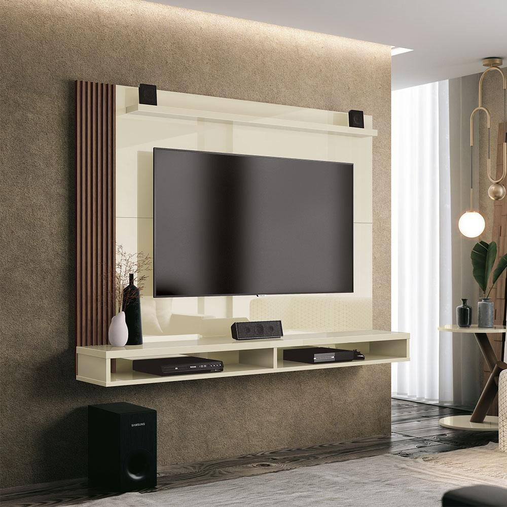 Panel Tv Dinamarca Blanco Apagado/Natural img #1