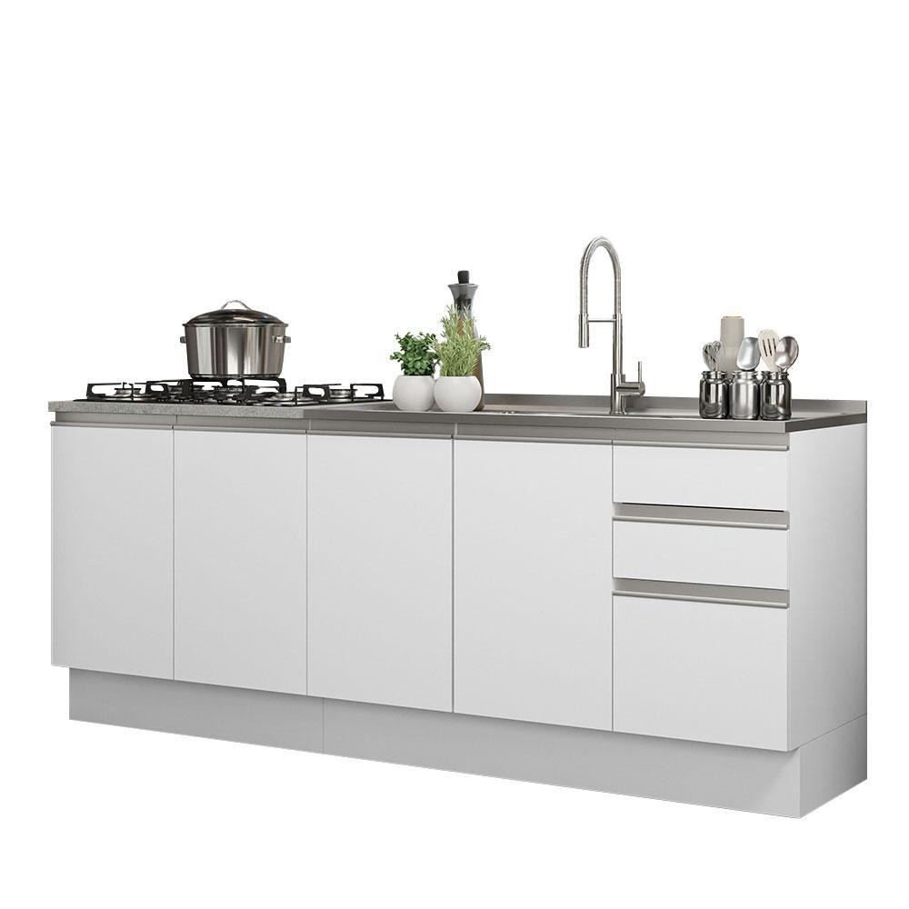 Cocina Integral Glamy 2.00M Blanco 10