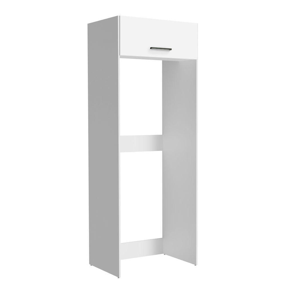 Mueble De Cocina Para Nevera Agata 1 Puerta Abatible Blanco