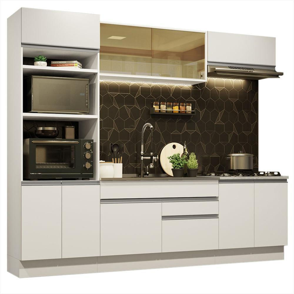 Cocina Integral Glamy 2.70M Blanco 10
