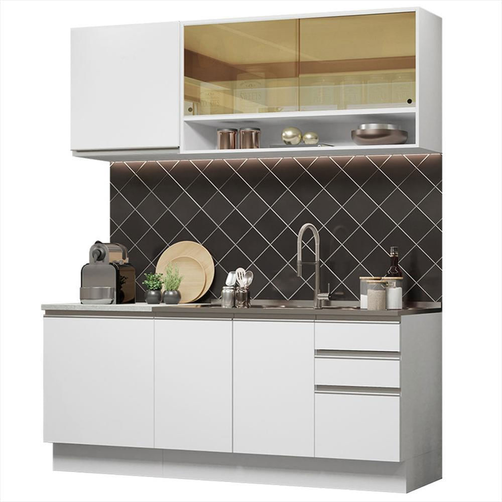 Cocina Integral Glamy 1.80M Blanco 06