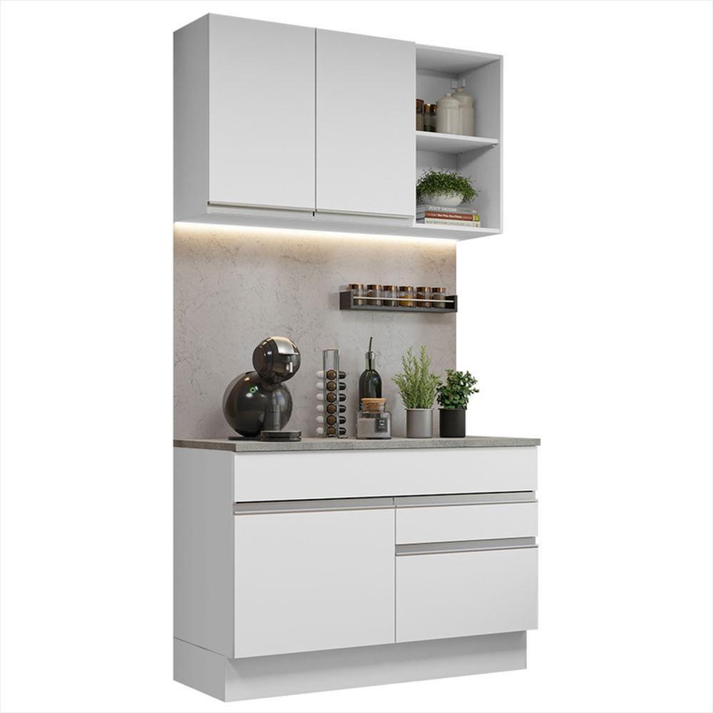 Cocina Integral Glamy 1.20M Blanco 08