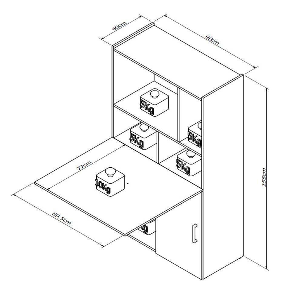 Mueble De Cocina Fátima Blanco/Marrón img #5