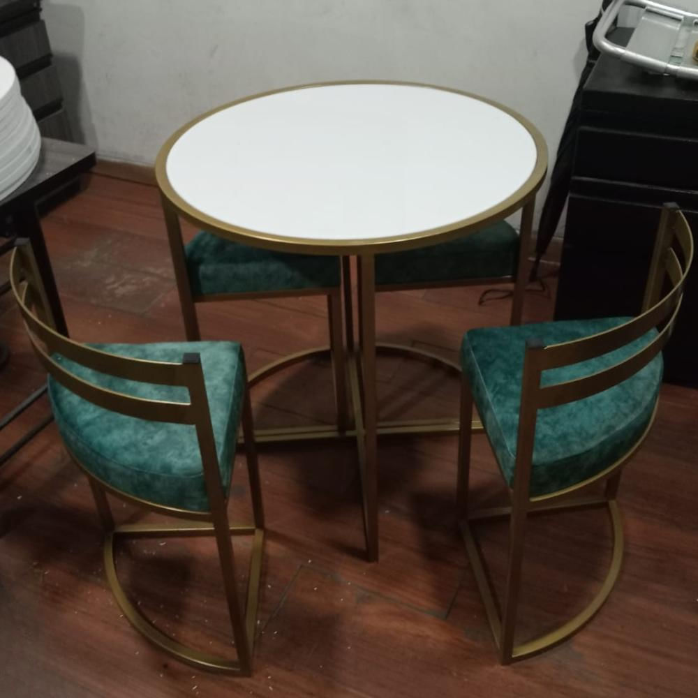 Juego De Comedor Compacto Con Mesa Y 4 Sillas, Diseño Moderno Y Funcional img #3