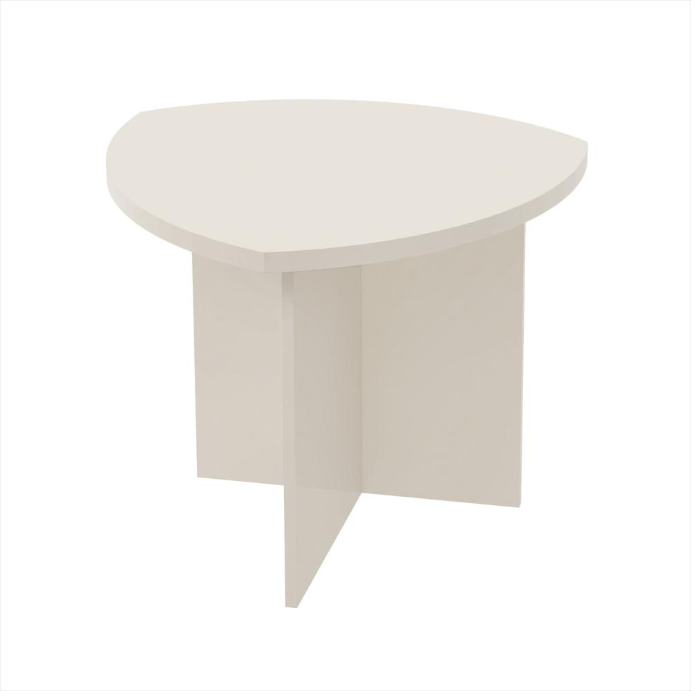 Mesa Auxiliar O De Apoyo En Mdp 50Cm Blanco img #1