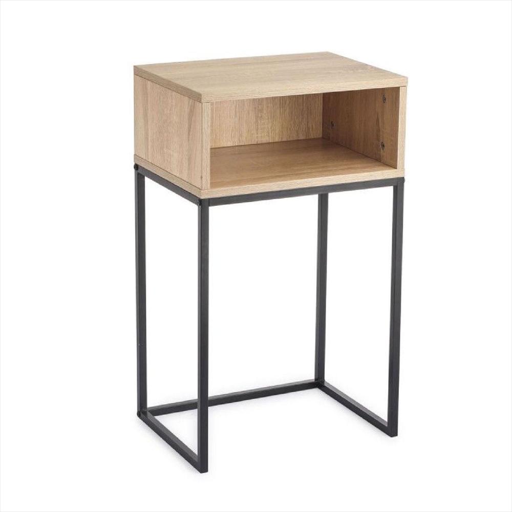 Mesa De Noche Moderna Nochero Estilo Industrial Refmilan