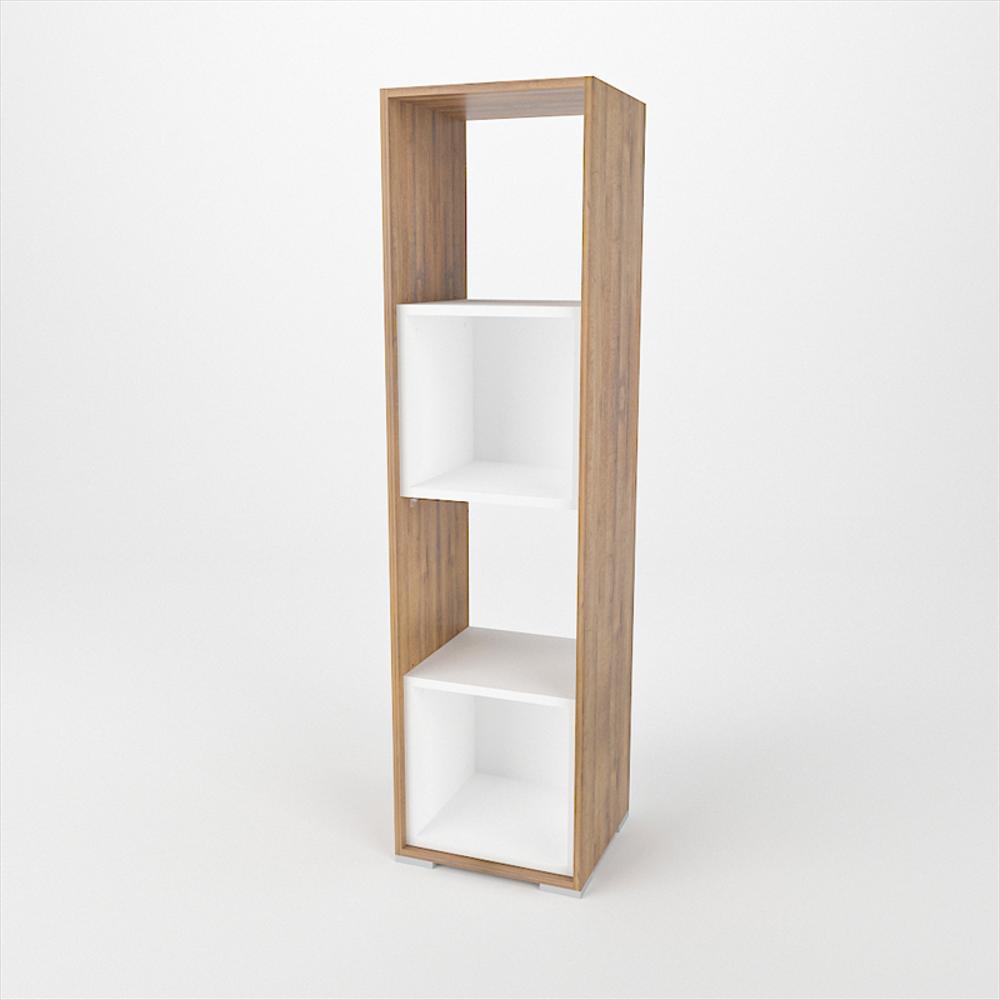 Biblioteca Modular Amaretto/Blanco 143 Cm img #1