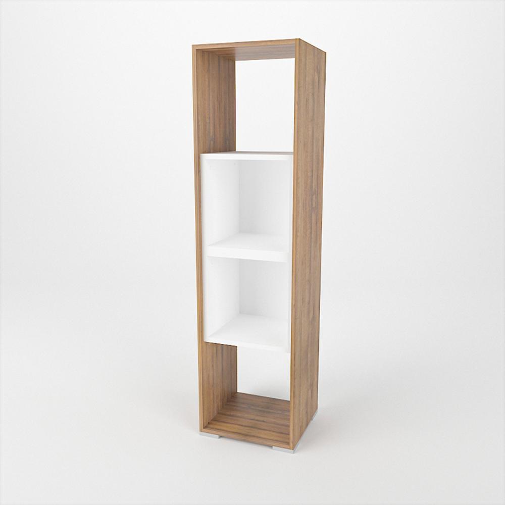 Biblioteca Modular Amaretto/Blanco 143 Cm img #2