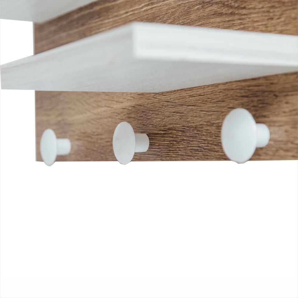 Repisa Muebles Interior Mak Núcleos Amaretto Boreal 40 X 16 X 20 Cm img #3