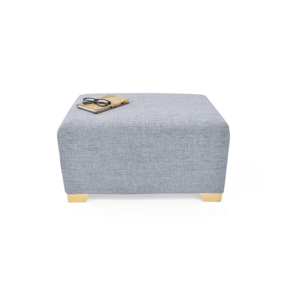 Puff Venecia En Tela Acero img #2