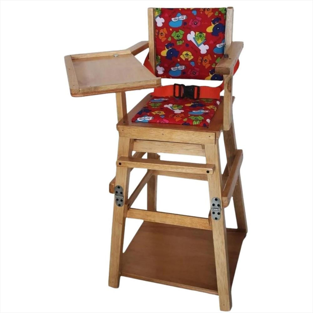 Comedor Infantil Plegable En Madera Niños Bebes Navidad Comer Rojo