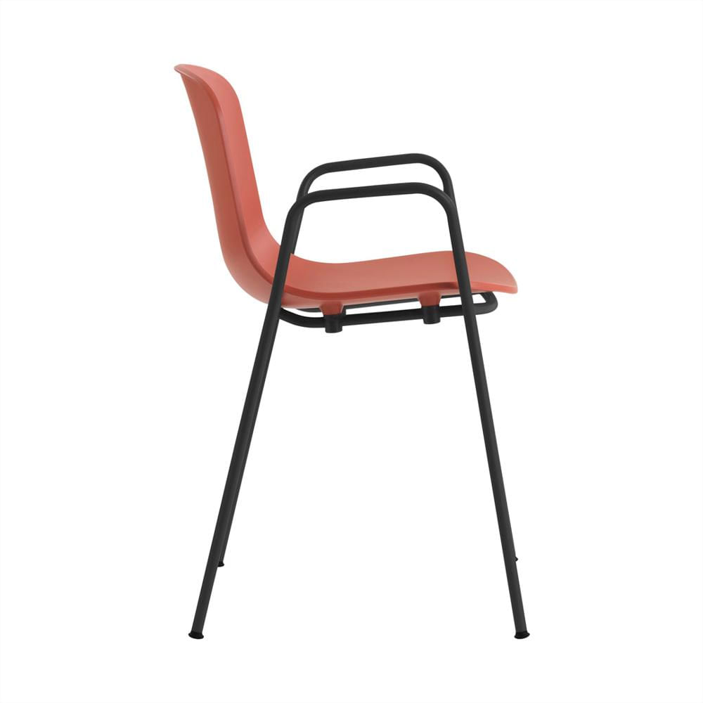 Silla Rojo Sin Brazos Multifuncional Moderna img #3