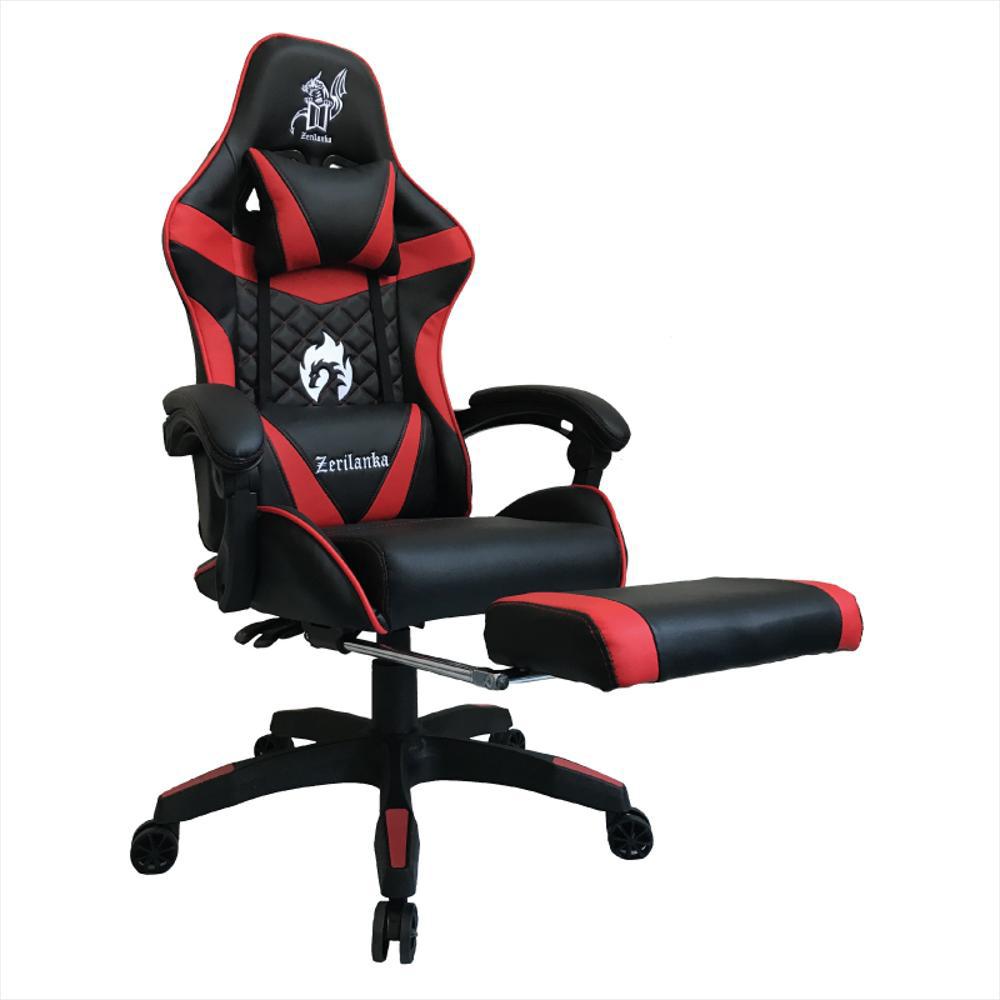 Silla Gamer Umeko Reclinable Color Negro/Rojo