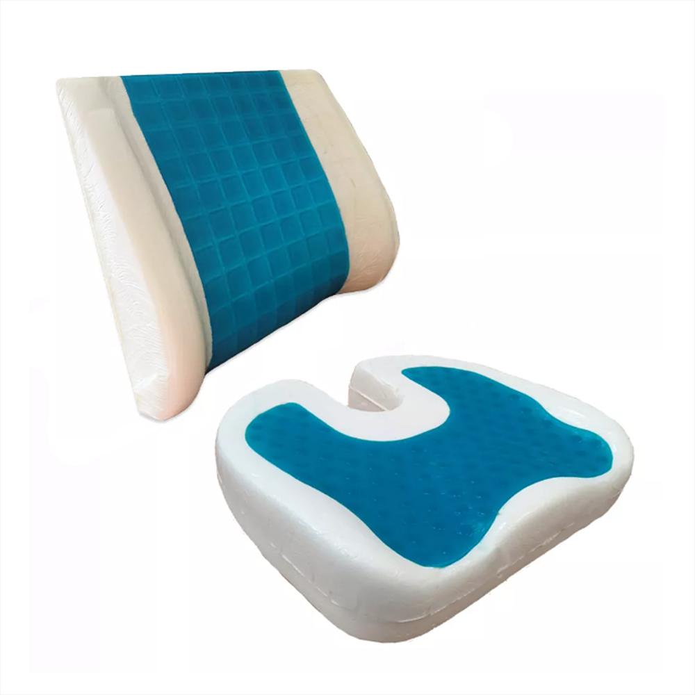 Cojin Para Coxis Y Soporte Lumbar En Memory Foam Con Gel