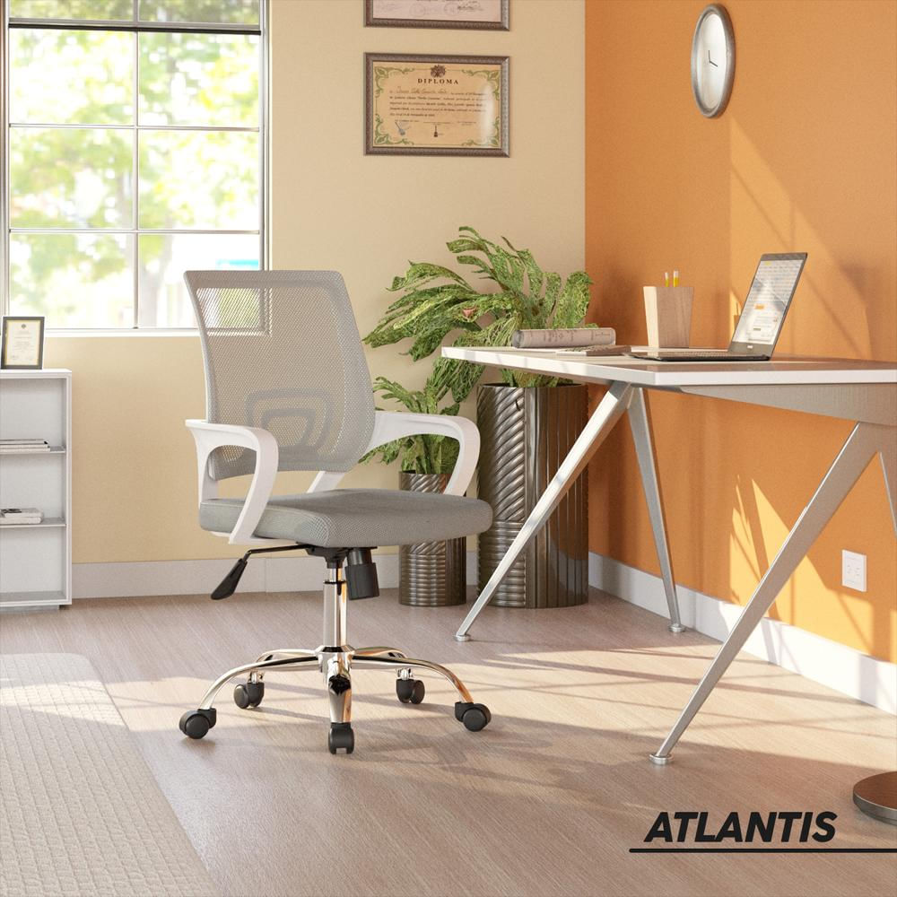 Silla De Oficina Atlantis Eco Gris Blanco Bonno img #5