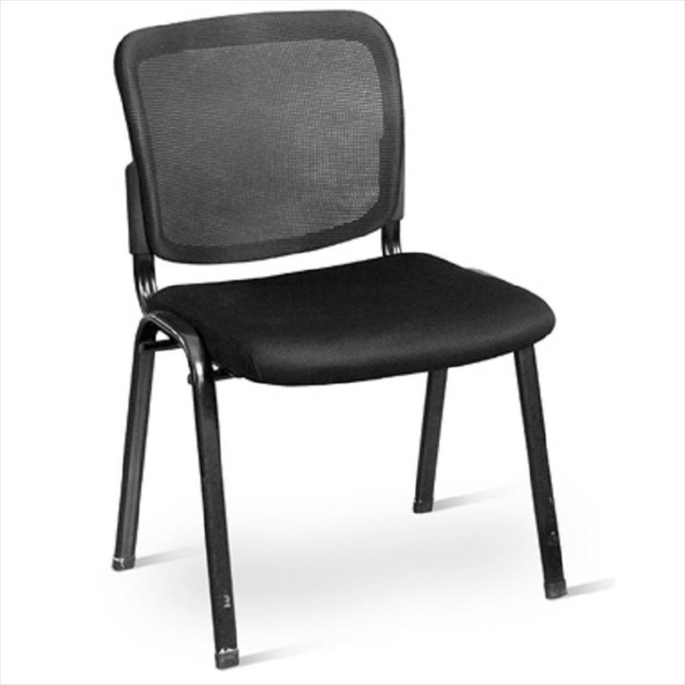 Silla Visita Espera Malla Xtech Negra