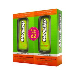 Shampoo MEDICASP ketoconazol 2% x2und (200  ml)