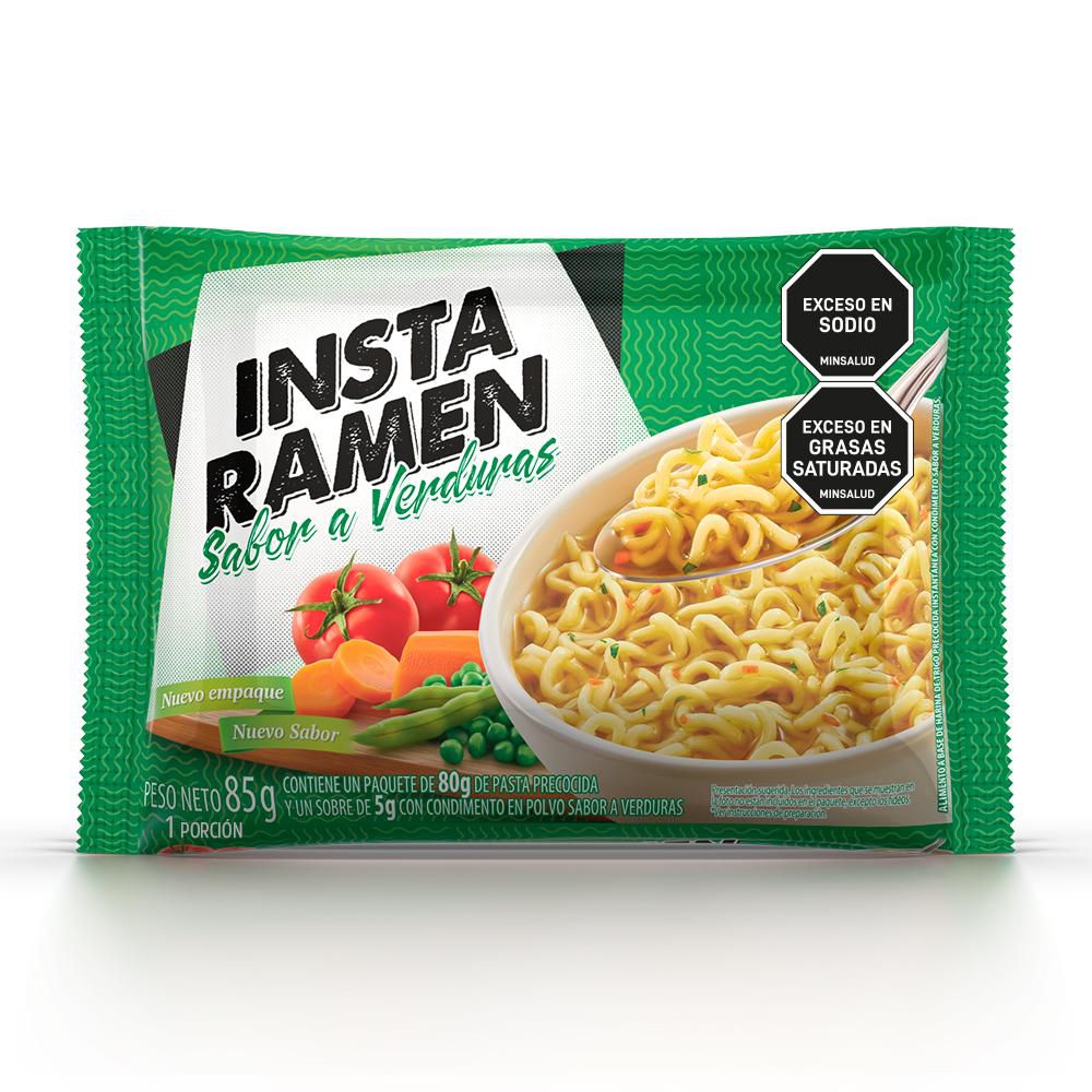 Ramen INSTARAMEN MARCA EXCLUSIVA sabor a verduras (85  gr) img #1