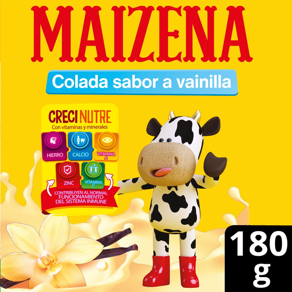 Colada MAIZENA sabor vainilla (180  gr)