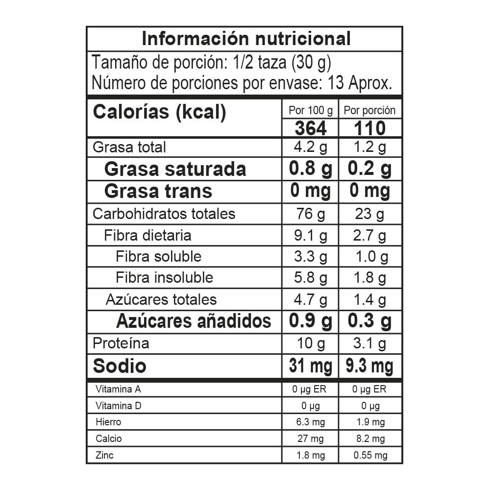 Granola TAEQ tradicional (400  gr) img #2