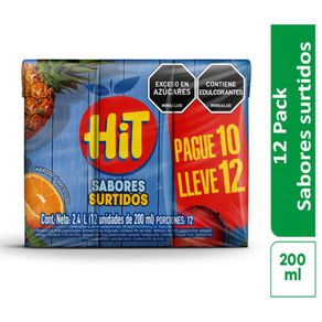 Refresco HIT surtido caja x12und (2000  ml)