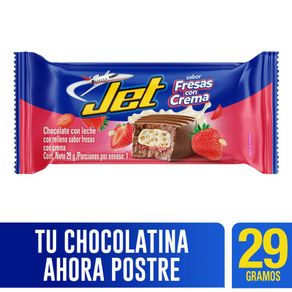 Chocolatina JET fresas con crema (29  gr)