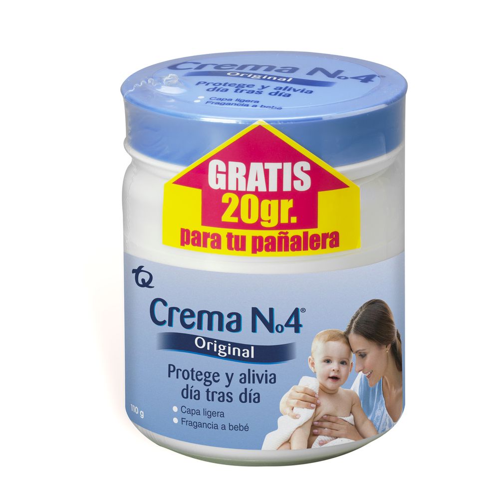 Crema  CREMA No 4 antipañalitis capa ligera (110  gr) img #1