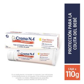 Crema antipañalitis  CREMA No 4 protect capa blanca permanente tubo (110  gr)