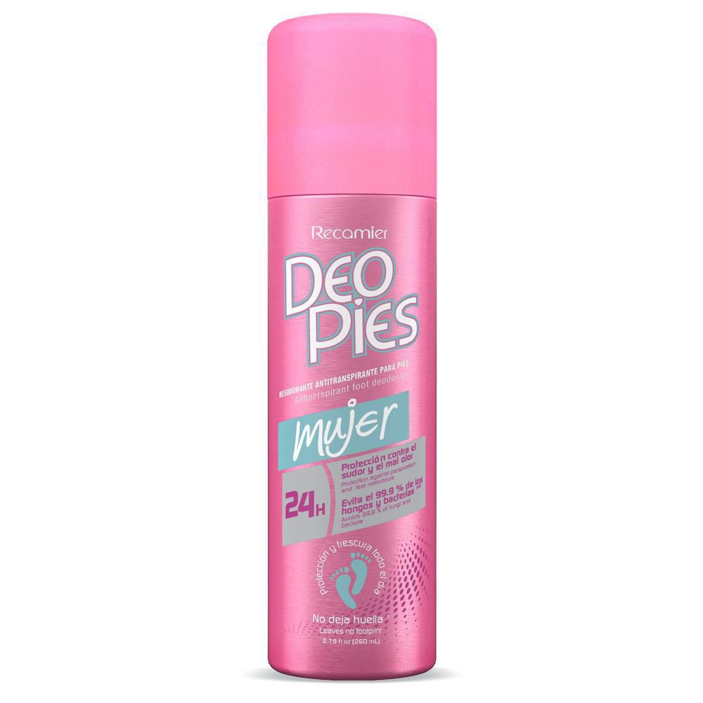 Desodorante para pies DEO PIES para mujer antitranspirante (260  ml)