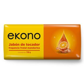 Jabón de tocador EKONO fragancia frutal mandarina (110  gr)