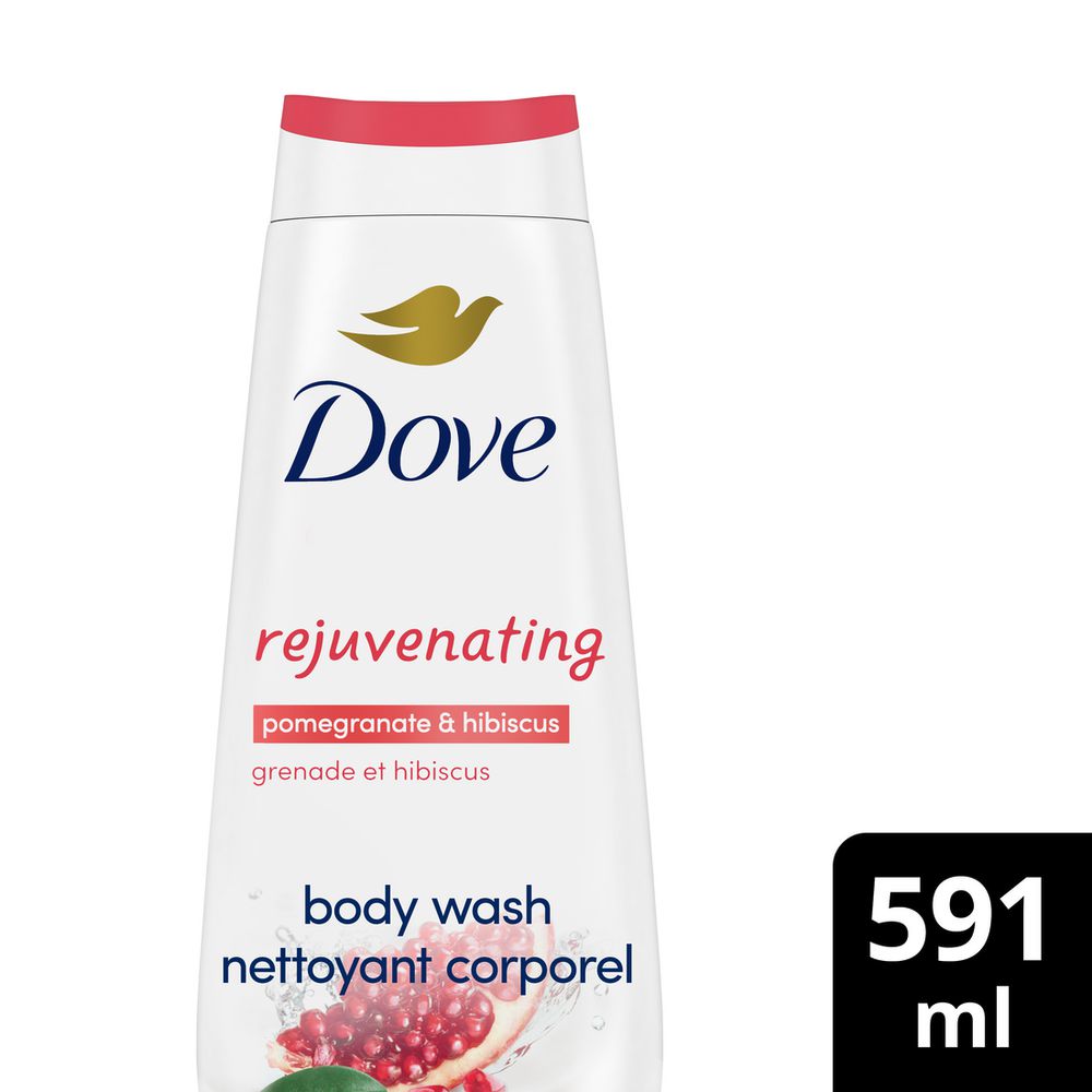 Jabón líquido DOVE wash granada y té corporal (591  ml)