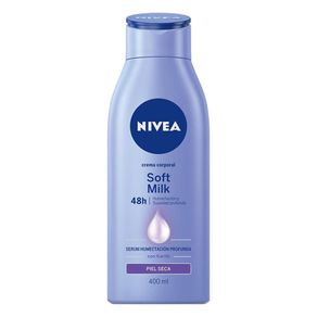 Crema corporal NIVEA humectante soft milk  (400  ml)