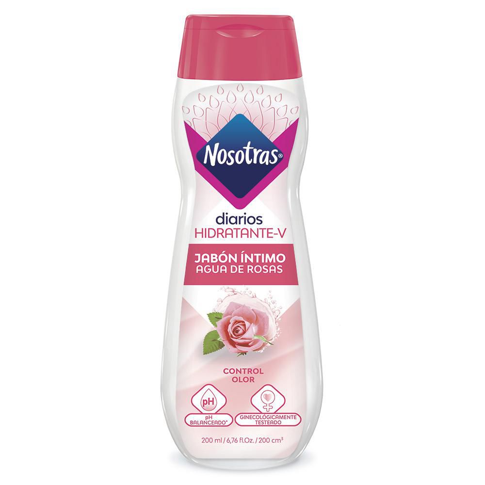 Jabón íntimo NOSOTRAS agua de rosas (200  ml)