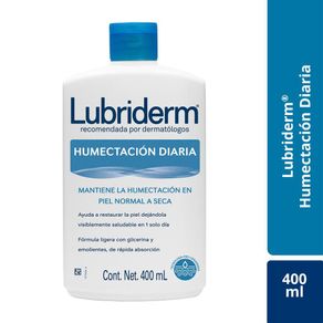 Crema Corporal LUBRIDERM Humectación Diaria  (400  ml)