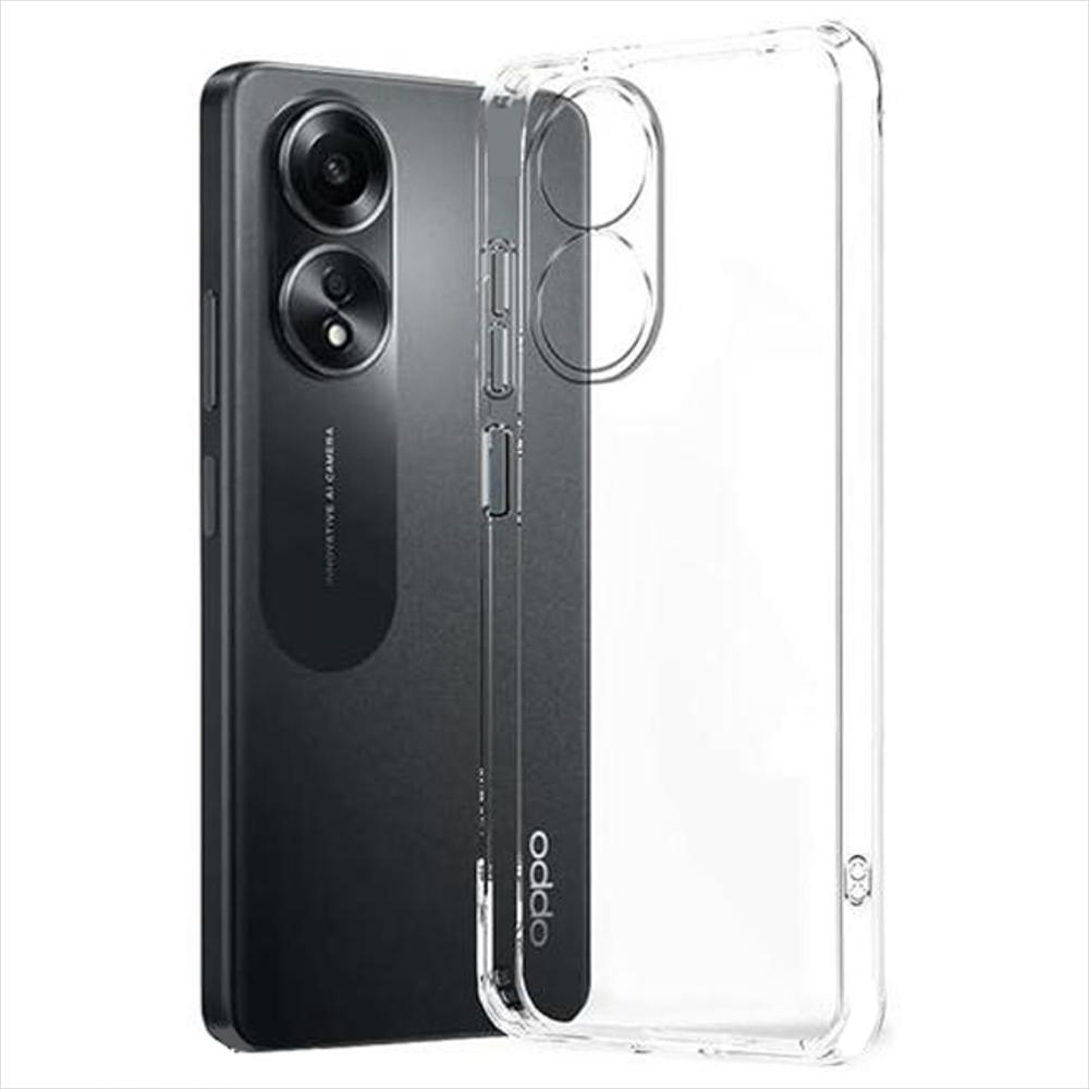 Funda Rígida Transparente Antichoque Oppo A58 ( 4G )