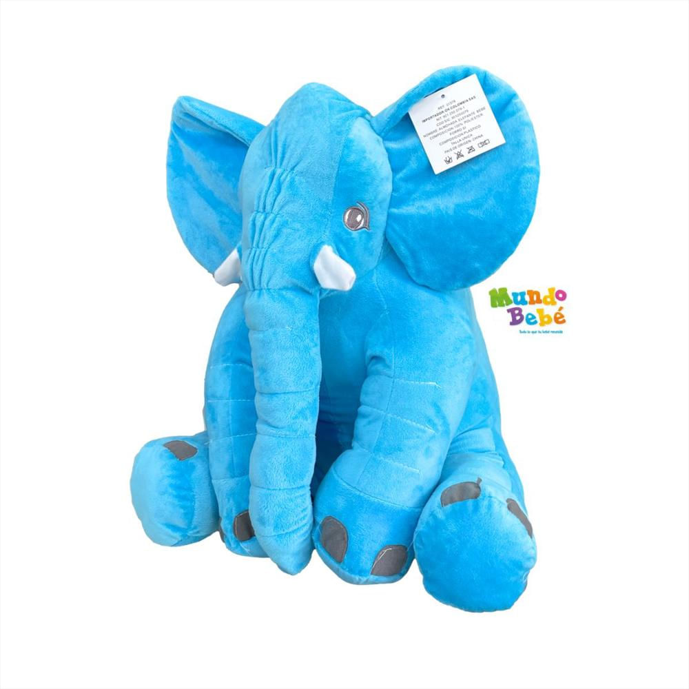 Elefante Almohada Cojín Abrazadora Bebe Azul