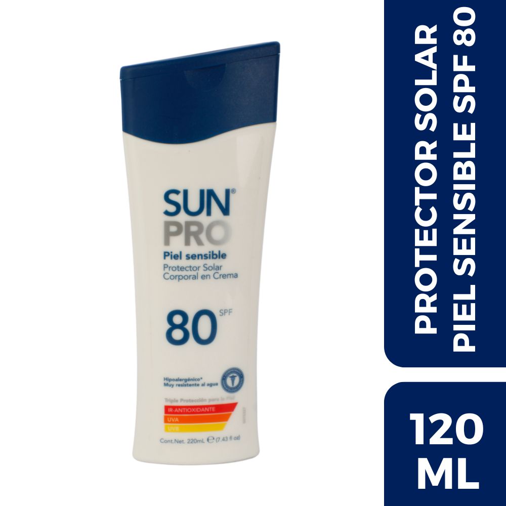 Bloqueador SUN PRO para piel sensible SFP 80 (220  ml)