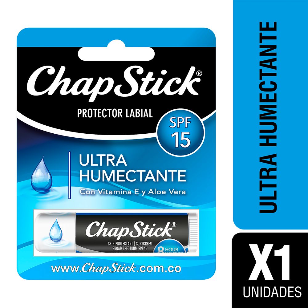 Protector labial CHAPSTICK ultra humectante (4  gr)