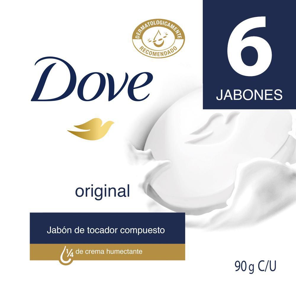 Jabón de tocador DOVE original (540  gr)