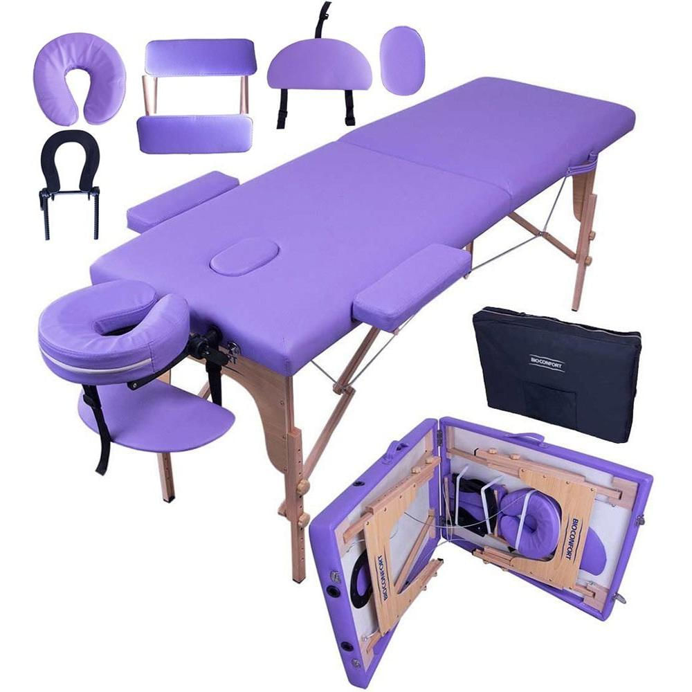 Camilla Masajes Para Spa Portatil Color Morado img #2