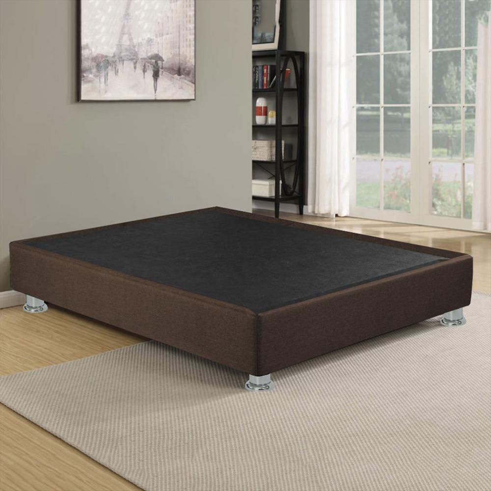 Base Cama Magic Class Pestaña 100X190 Microfibra Cafe